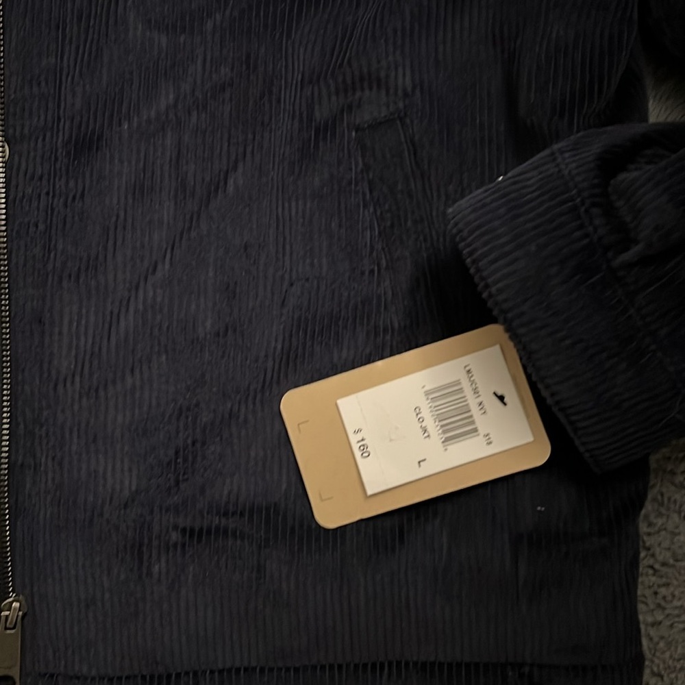 Levi's Men's Black Corduroy Jacket -Navy Blue - Picture 3 of 7